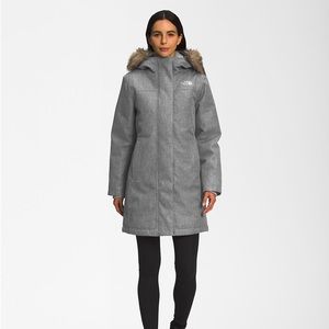 North Face Parka Jacket - Heather Grey